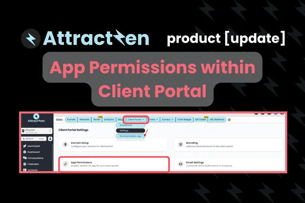 Product Update: App Permissions within Client Portal