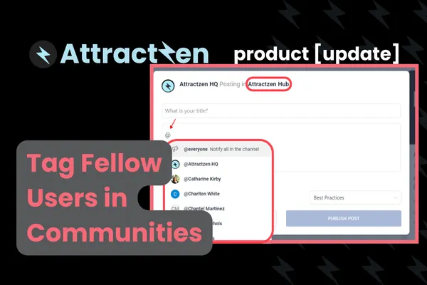 Product Update: Tag Fellow Users in Communities