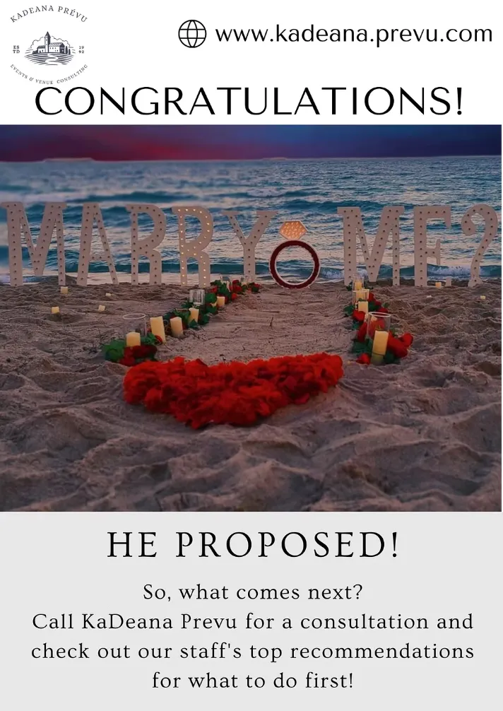 He Proposed! So, What's Next?