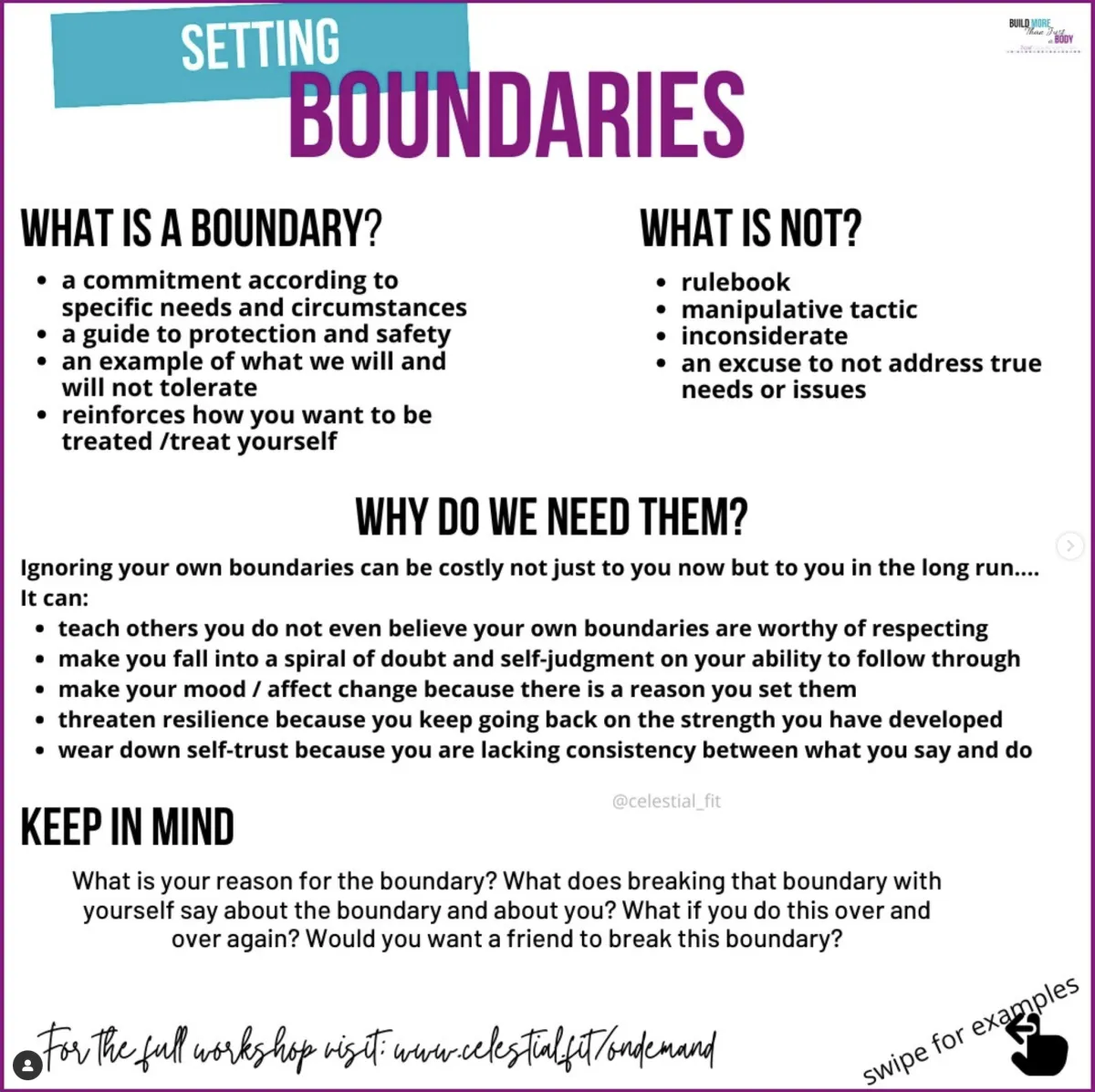 Boundaries for Ourselves
