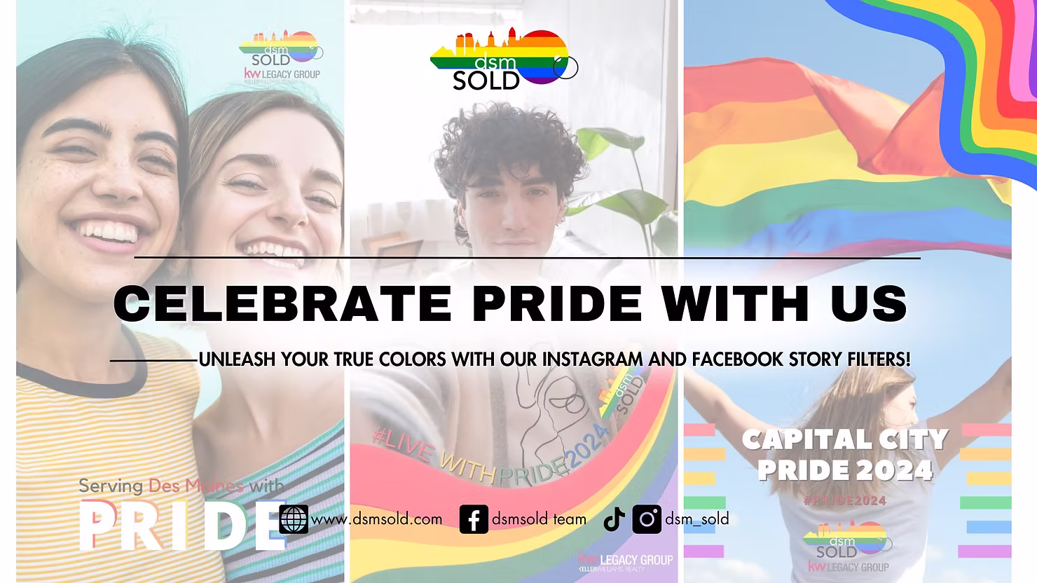 Celebrate Pride with Us: Unleash Your True Colors with Our Instagram and Facebook Story Filters!
