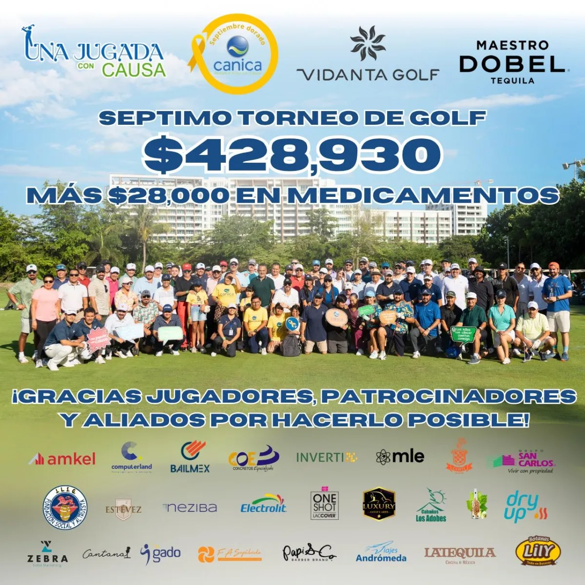 Un Gran Día de Golf y Generosidad en Puerto Vallarta
