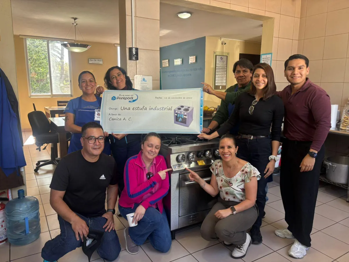 Una estufa con propósito: Printpack fortalece el Comedor CANICA Zoquipan