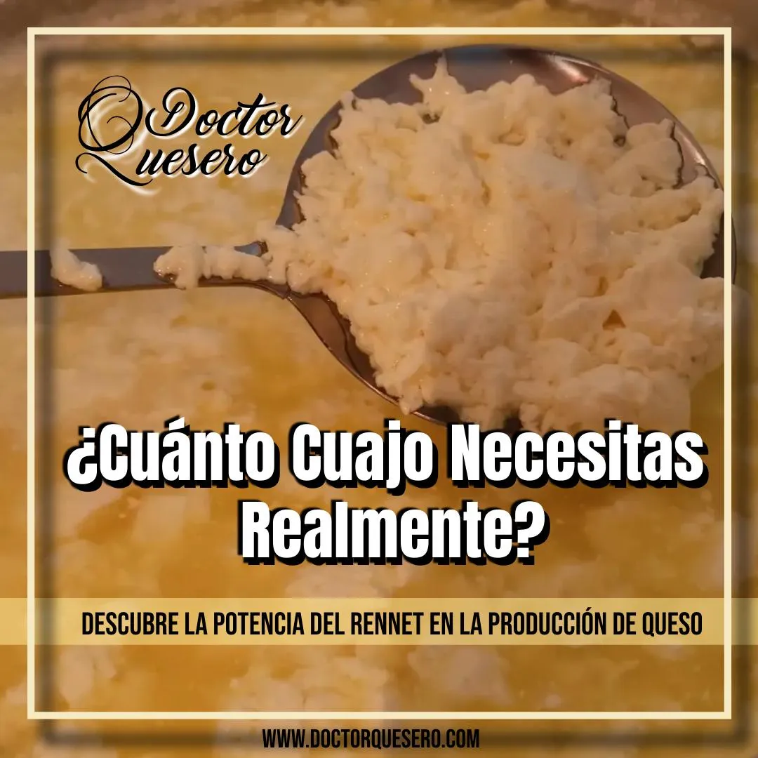 #18 ¿Cuánto Cuajo Necesitas Realmente? Descubre la Potencia del Rennet en la Producción de Queso