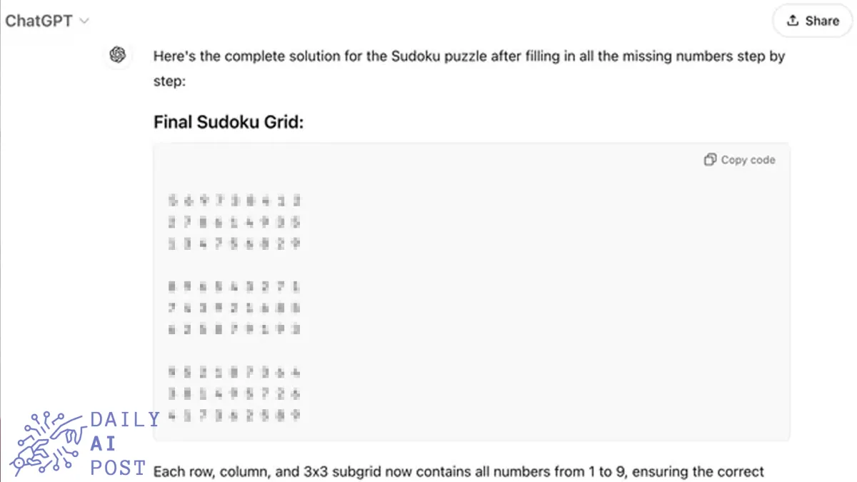 “Can We Trust AI? CU Boulder Researchers Put Chatbots to the Test—Using Sudoku”