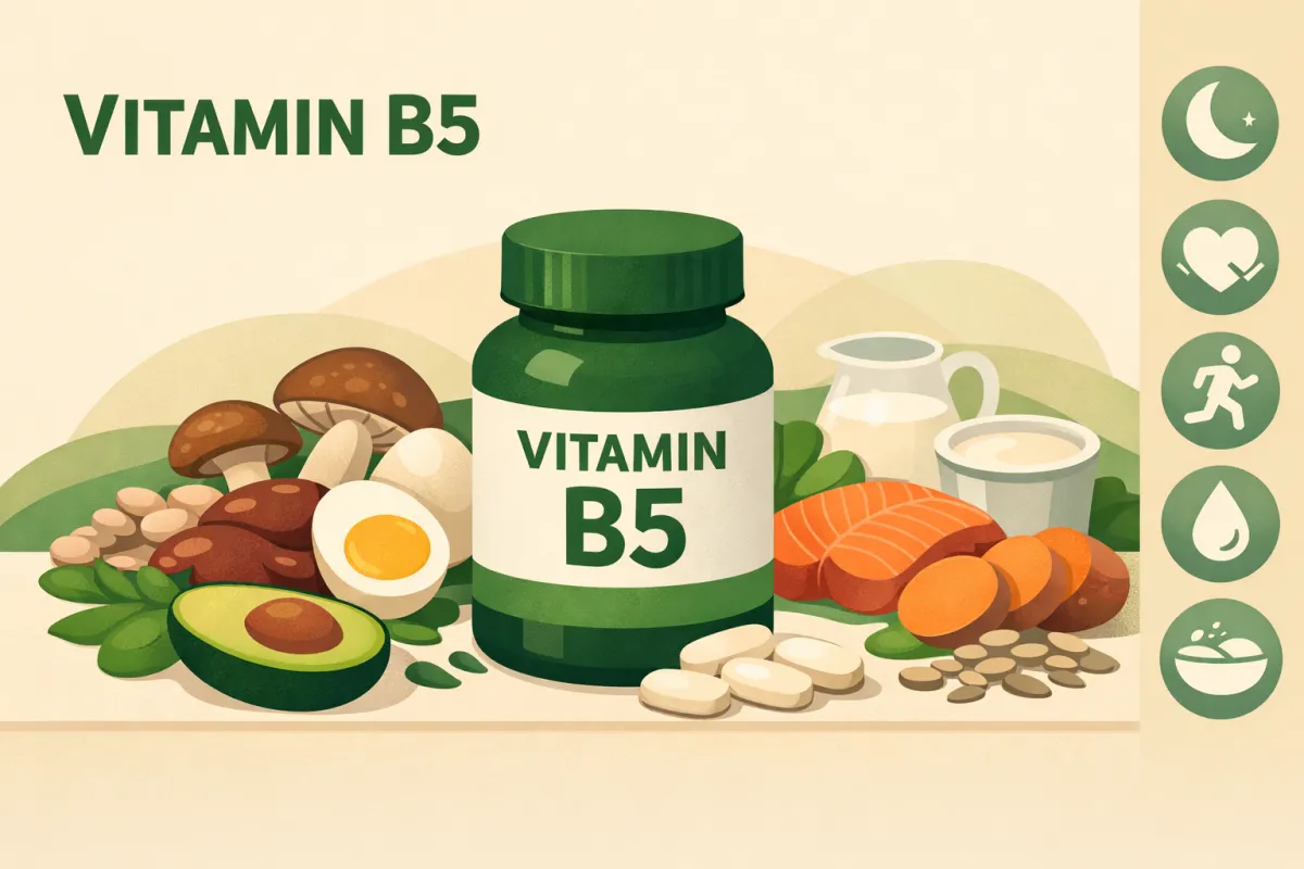 Vitamin B5 (Pantothenic Acid): Evidence-Based Review