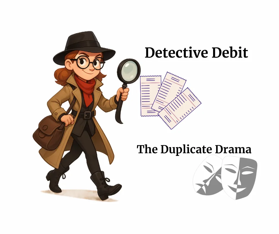 Case File 008: The Duplicate Drama — When Transactions Appear Twice (or More)