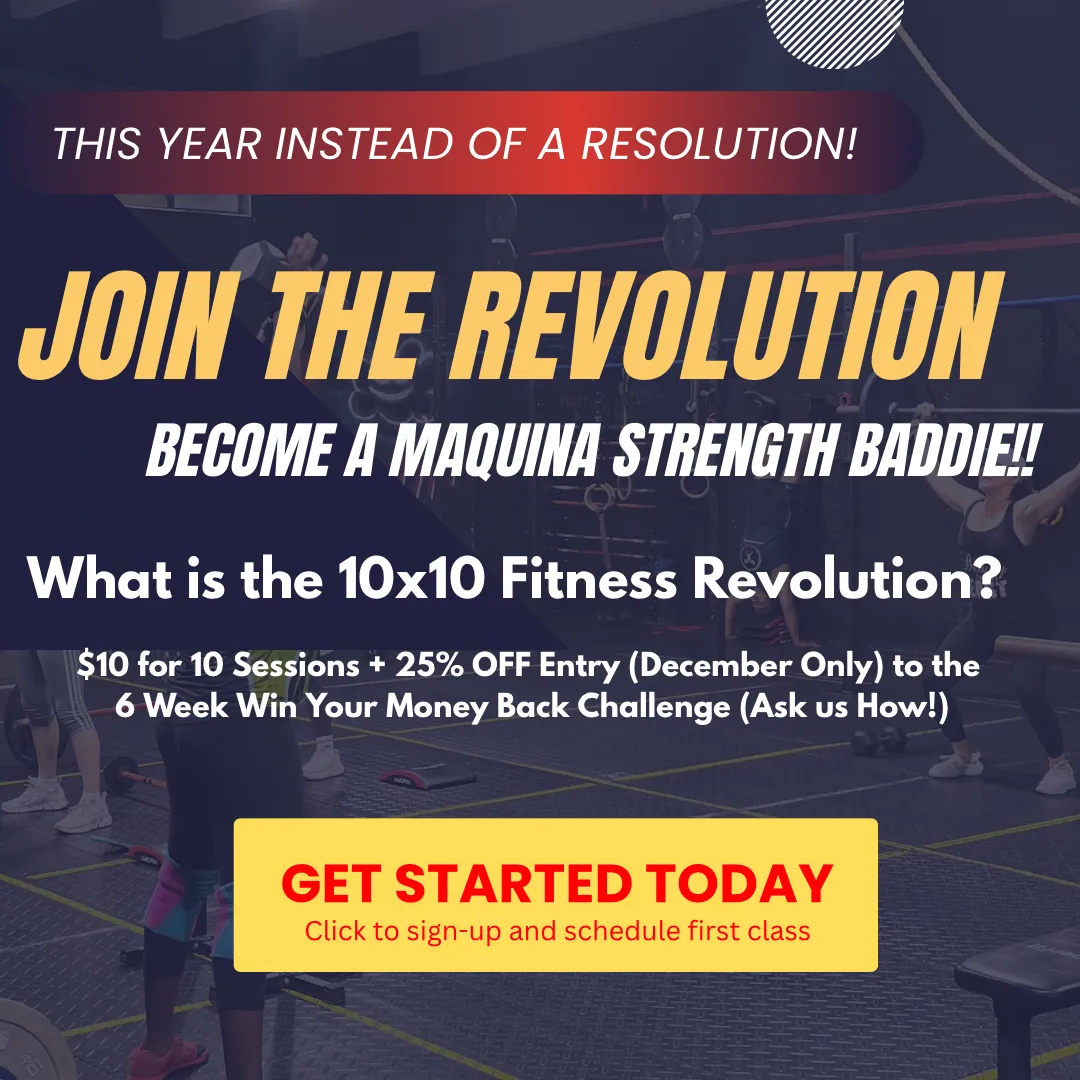 What is the 10x10 Fitness Revolution at Maquina Strength?