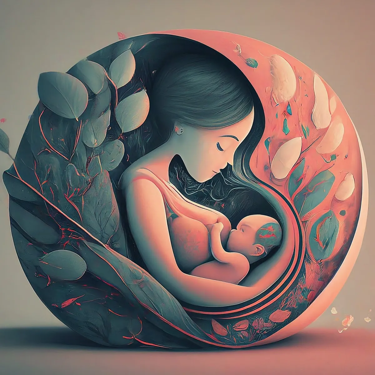 Pregnant Woman and Baby