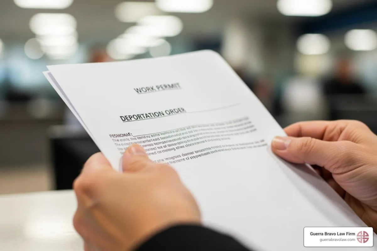 work permit deportation - work permit deportation