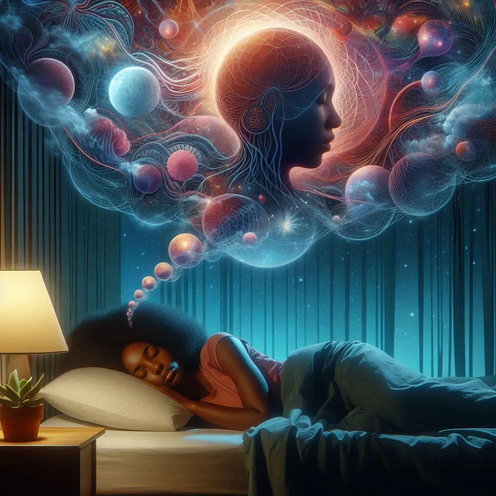 Woman Lucid Dreaming