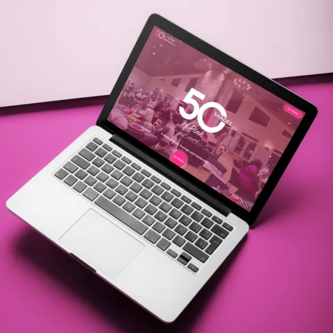 50 Shades of Pink Gala Website