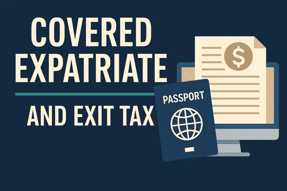 Covered Expatriate et Exit Tax