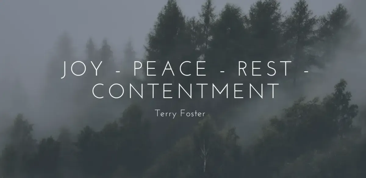 Joy - Peace - Rest - Contentment
