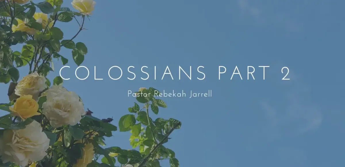 Colossians Part 2
