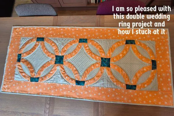 Trust Yourself: My Double Wedding Ring Quilt Triumph