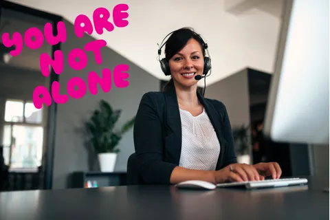 blog cover image -- you are not alone