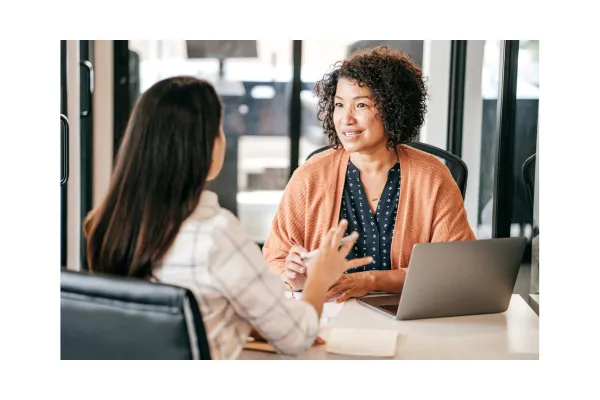 business owner asking potential vendor questions