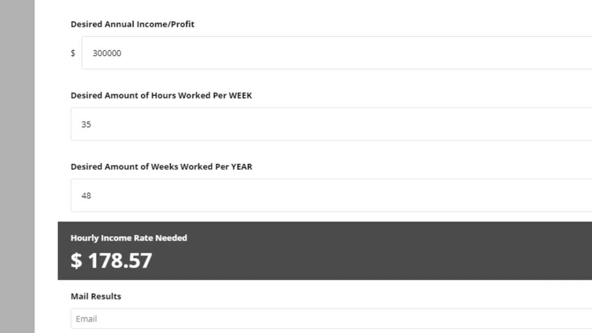 Annual Income Calculator