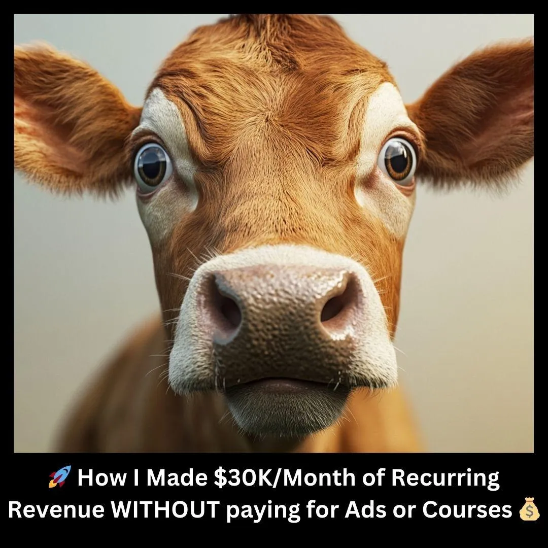 🚀 How I Made $30K/Month Recurring Revenue WITHOUT paying for Ads or Courses 💰