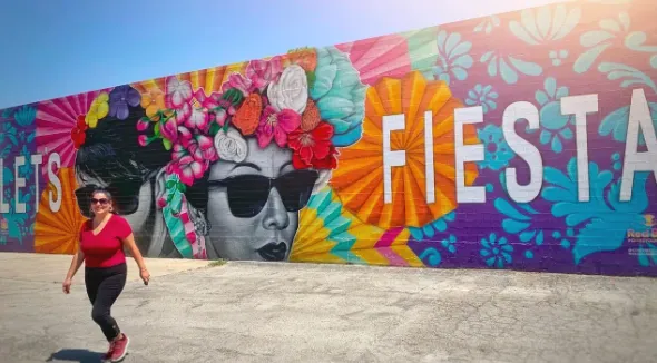 Fiesta mural by Los Otros Murals