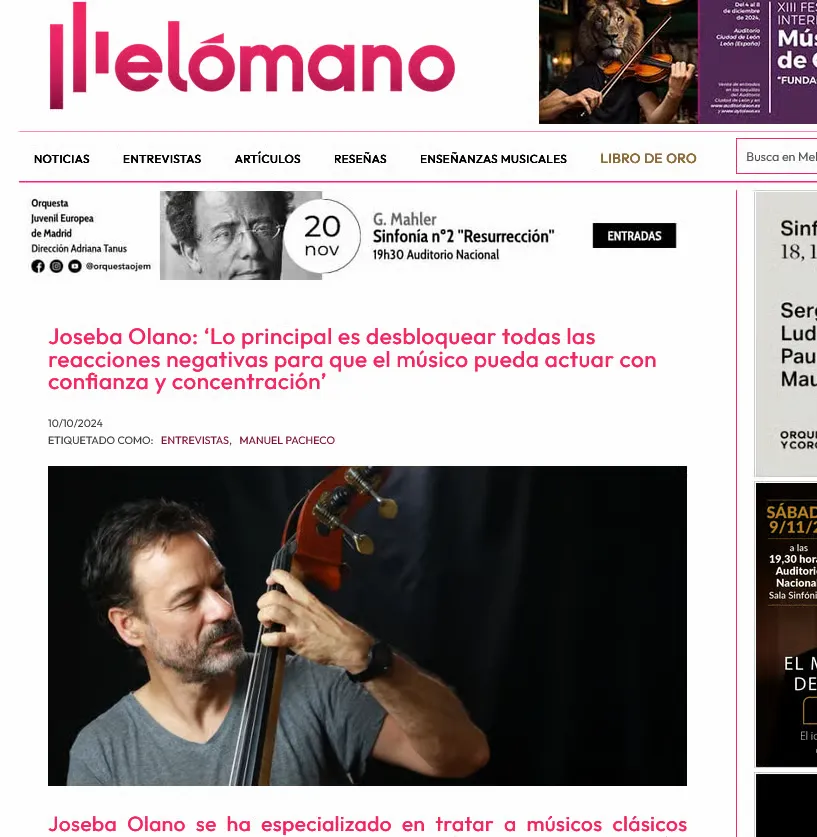 Entrevista en Melomano