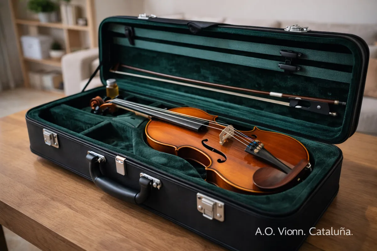 "Ahora disfruto y conecto con la música ante el público, me siento natural y yo mismo." A.O. Violin. Barcelona