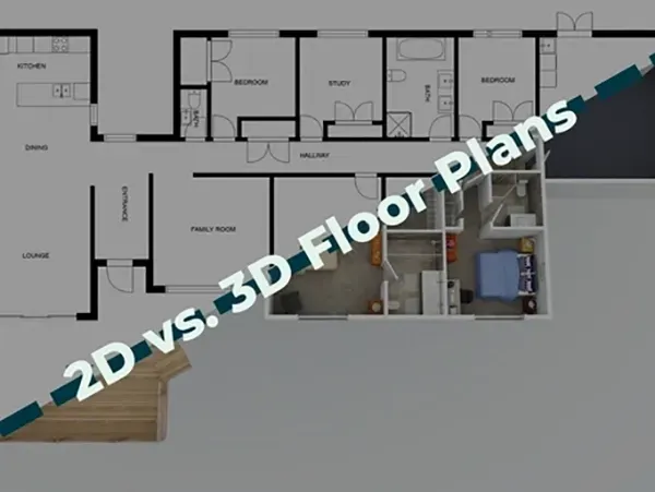 Next-Level Real Estate Marketing: 2D Floor Plans vs. 3D Floor Plans