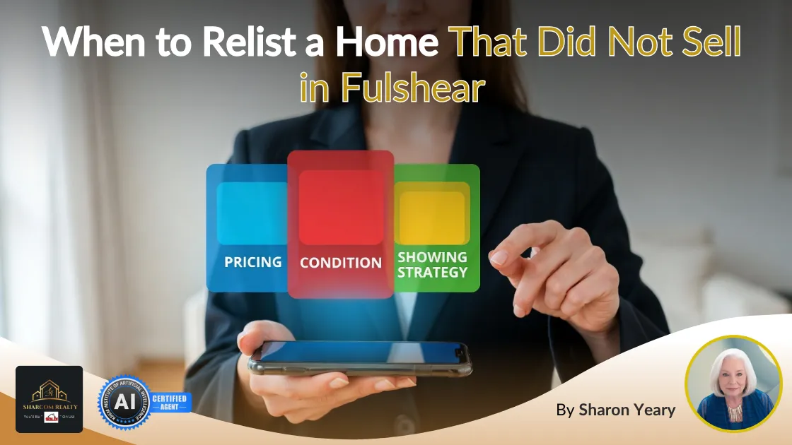 When to Relist a Home That Didn’t Sell in Fulshear: A Seller Plan