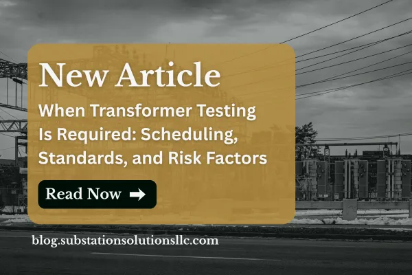 When Transformer Testing Is Required: Scheduling, Standards, and Risk Factors