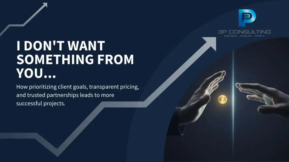 I don't want something FROM you