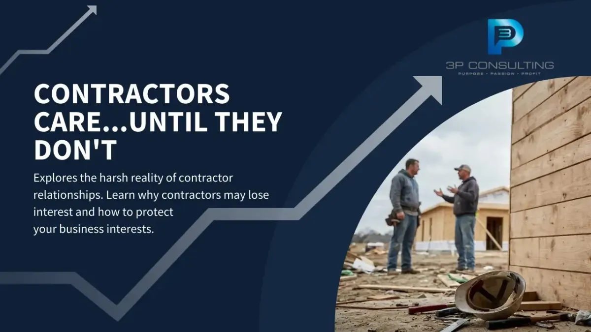 #1 Reason why Contractors stop caring
