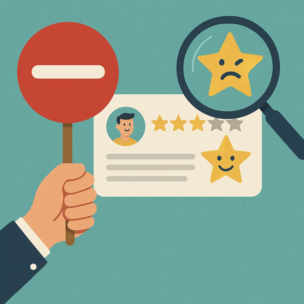 Avoiding Fake Reviews and Keeping Your Ratings Honest