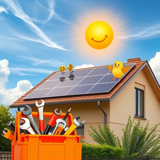 A picturesque blog cover image titled 'Roofing Pros USA Reviews' features a stunning Renaissance-style landscape filled with a variety of uniquely designed rooftops across a quaint American town. The scene showcases charming historic homes, modern buildings, and whimsical cottages, highlighting diverse roofing styles from classic shingles to sleek metal finishes. A warm evening sky in shades of orange and gold creates a soothing and professional atmosphere. Playful elements include birds nestled under a thatched roof and a curious cat on a chimney, while details like a spinning weather vane and flowering vines add character. In the foreground, a cobblestone path leads to a grand home, symbolizing the journey toward quality roofing solutions, framed by lush gardens bursting with vibrant flowers. The overall rich earth tones and soft pastels evoke warmth and trust, aligning with the blog's focus on reliable home improvement services.