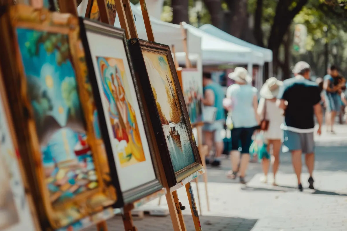 Relajarse y disfrutar del arte