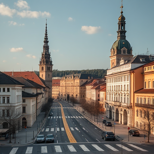 Egy napfényes, elegáns terasz képe, amely árnyékolt UV-védett, világos színű ponyvával, finoman lebegő szellőben látható. A háttérben modern városi panoráma, csillogó felhőkarcolók és zöld növényzet alkotta övezet. A teraszon rusztikus stílusú, kényelmes kerti bútorok helyezkednek el, színes párnákkal díszítve. A kompozíció nyugalmat és relaxációt sugároz, mint egy nyári délelőtti pihenőhely. A színpaletta meleg, természetes árnyalatokat foglal magában, például mézszínű fát, halványsárga, halványzöld és türkiz tónusokat, melyek harmonikusan illeszkednek a kikapcsolódást idéző hangulathoz. A részletek között megtalálható egy levéllel díszített, fából készült kerti szék, egy holdfényben csillogó ereklye a háttérben, illetve egy áttetsző növénykosár, amely lebeg. A fotorealisztikus stílusban készült képen kidolgozott részletek, tapintható textúrák és fény-árnyék hatások hangsúlyozzák a mélységet és a nyugodt atmoszférát, mintha egy valódi nyári reggelen készítették volna, ahol a természet és az ember alkotása harmóniában létezik.