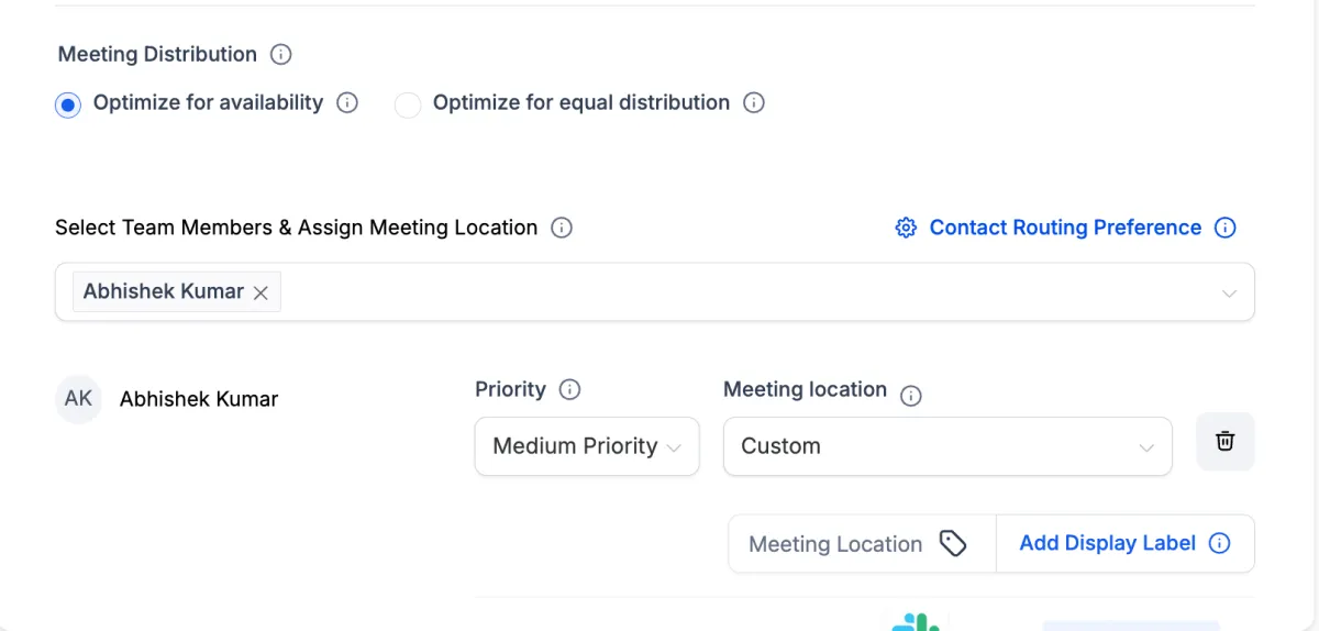 Conversation AI - Round Robin Calendar