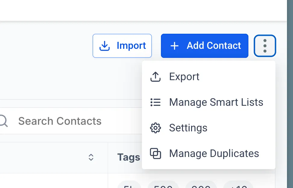 Duplicate Contact Management & Merge Tool