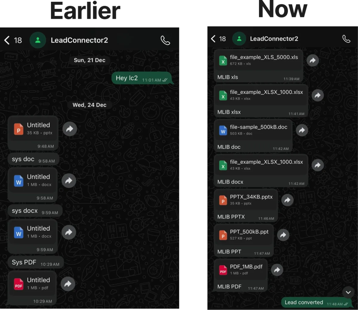 New: Rich WhatsApp Media Messaging in Conversations (Labs)