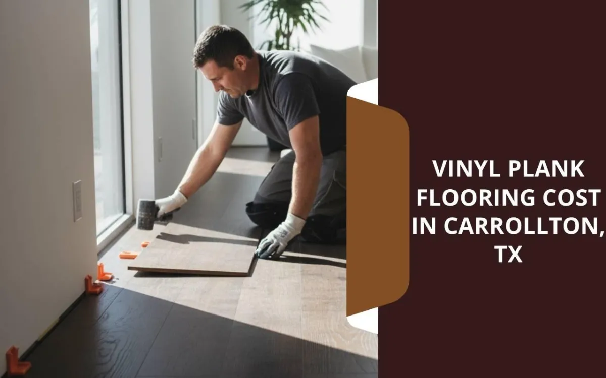 Trim and transition details influencing vinyl plank flooring cost Carrollton