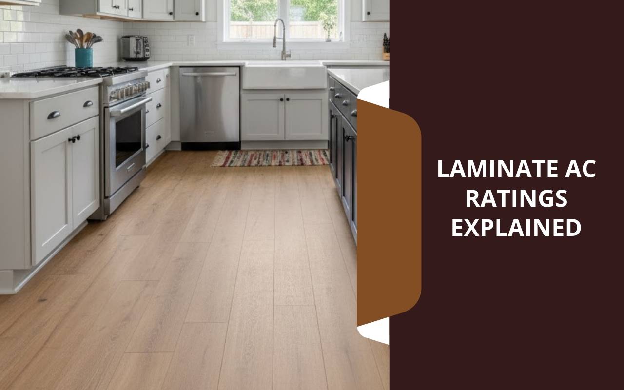 Modern kitchen with Laminate AC Rating Explained focus on durability