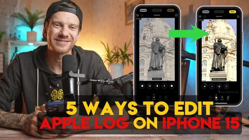 Explore 5 effective ways to color grade Apple Log footage on the iPhone 15 Pro Max for stunning cinematic results.