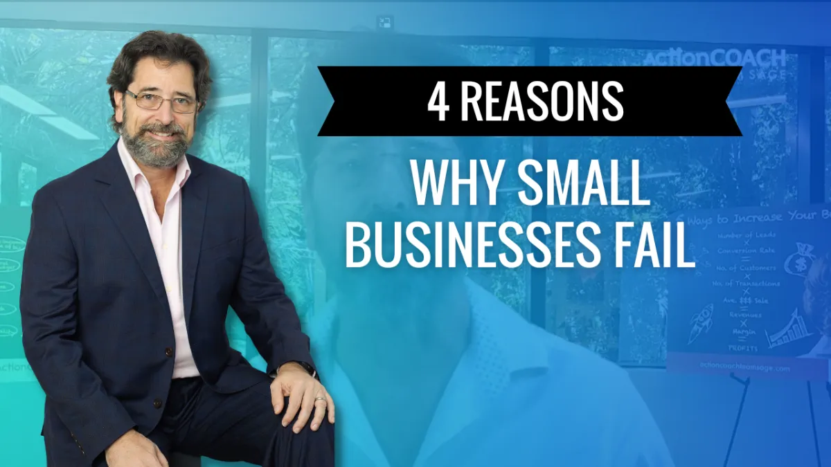 4 Reasons Why Small Businesses Fail