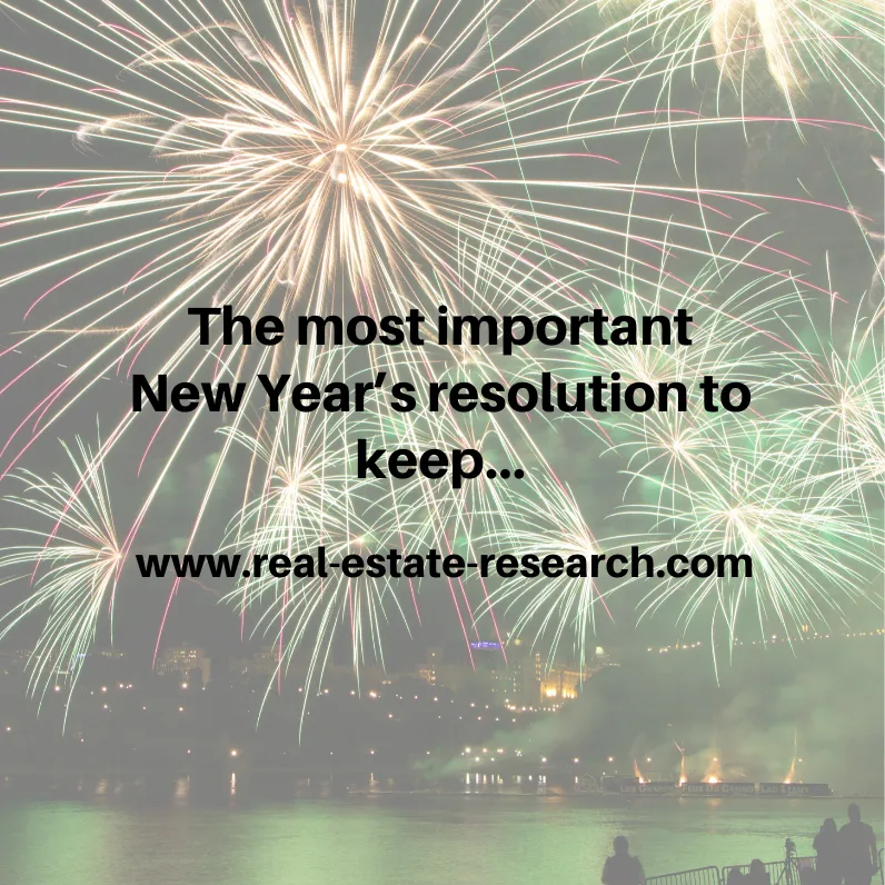 The most important New Year’s resolution to keep…