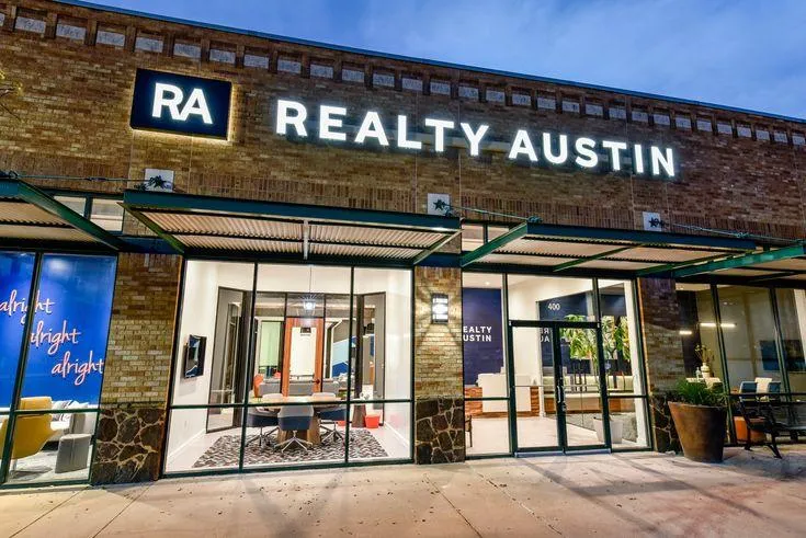 Modern Glass store front commercial building entrance Houston Texas