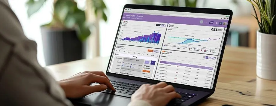 business owner on Laptop
