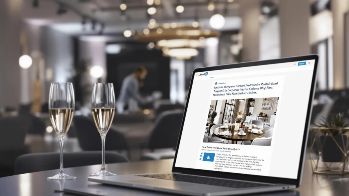 From Awareness to Bookings: How Blogging and LinkedIn Can Transform Your Party Rental Business"