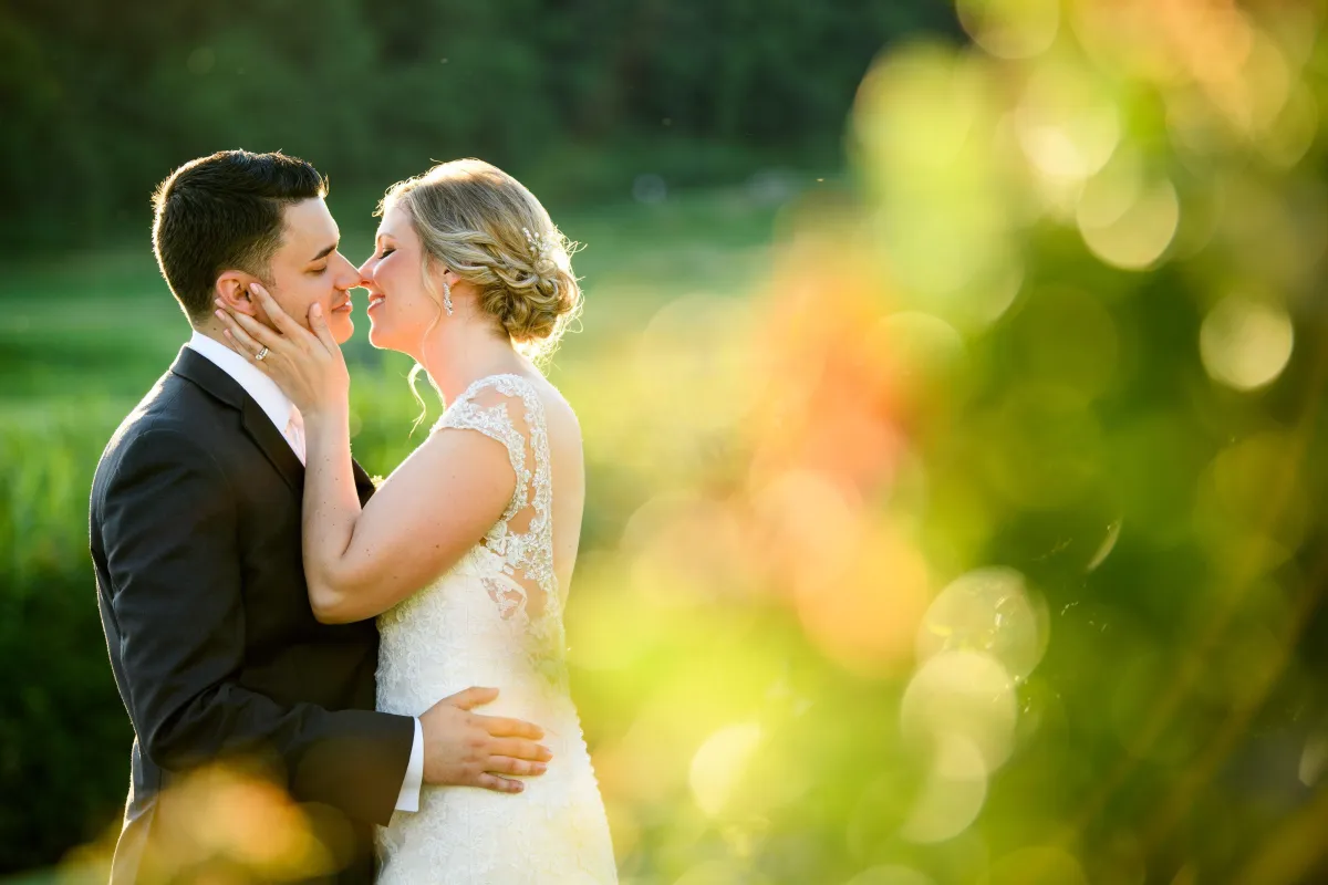 Bride and Groom Outside at the Royalton Mansion | Lotus Wedding Photography