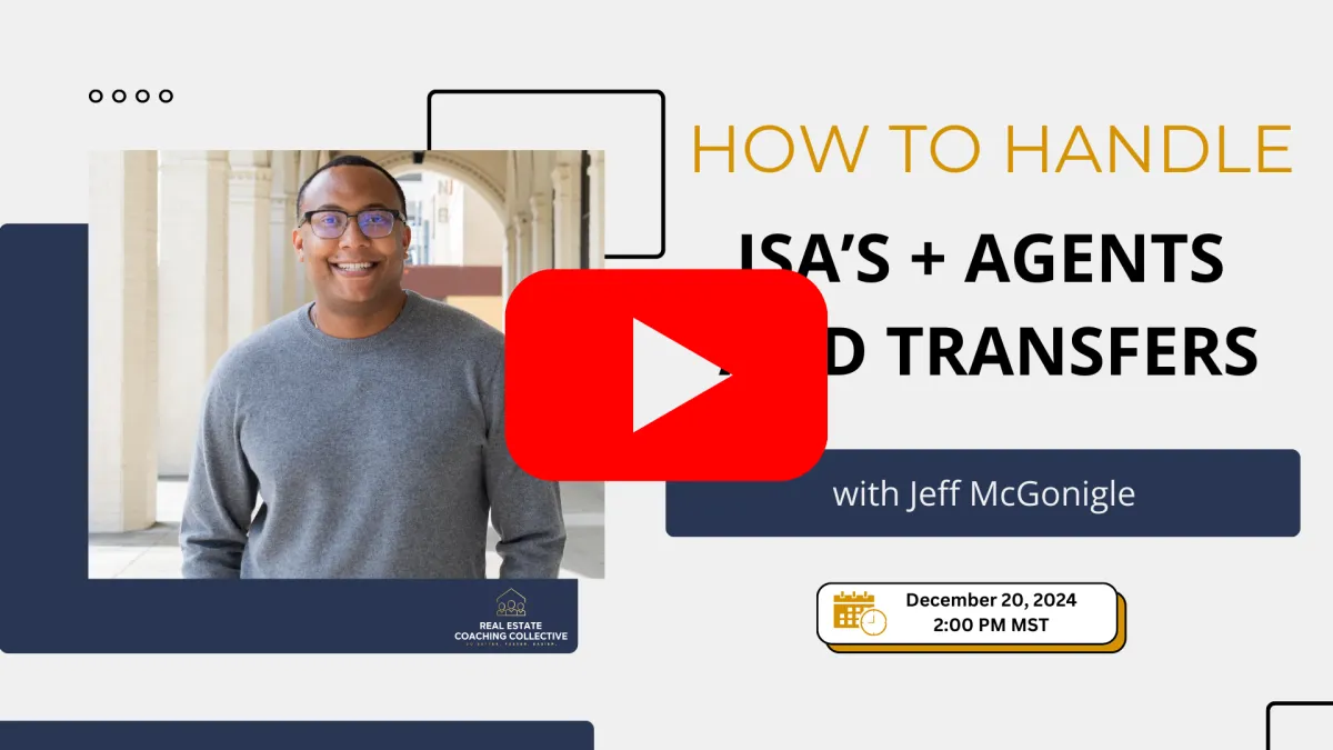 How to Handle ISAs + Agents & transfers with Jeff McGonigle