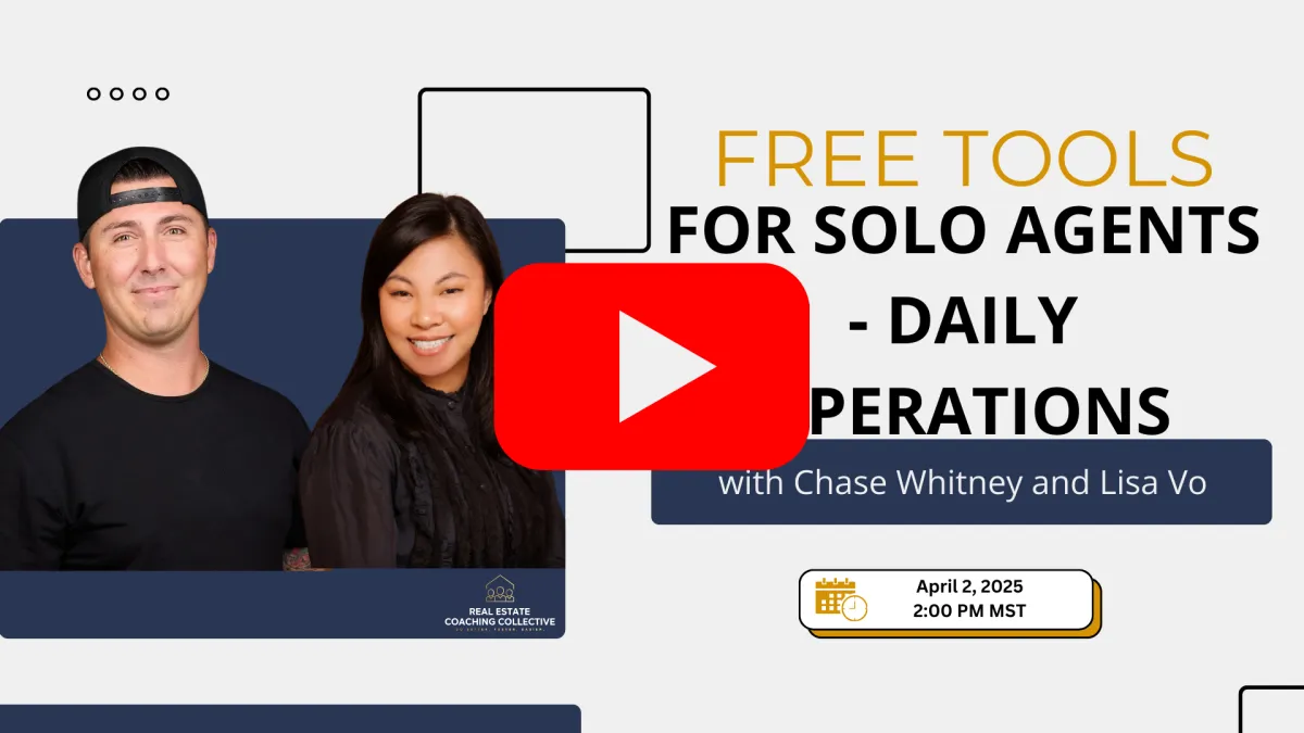 Free Tools for Solo Agents Daily Operations with Chase Whitney and Lisa Vo